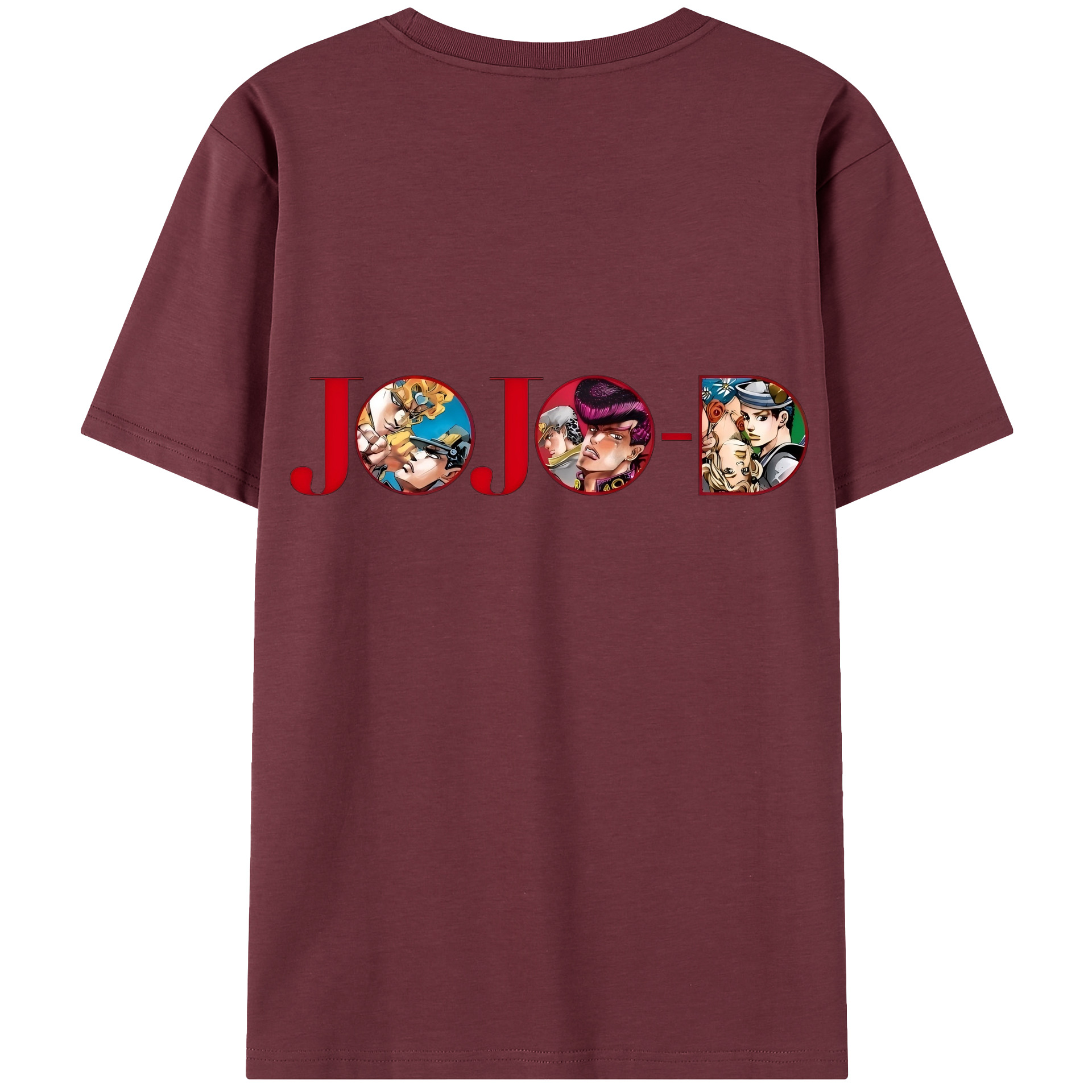 （画像用） ジョジョの奇妙な冒険 JoJo's Bizarre Adventure 綿100％半袖Tシャツ（背面プリント）